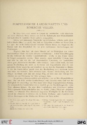 Pompeianische Landschaften und römische Villen