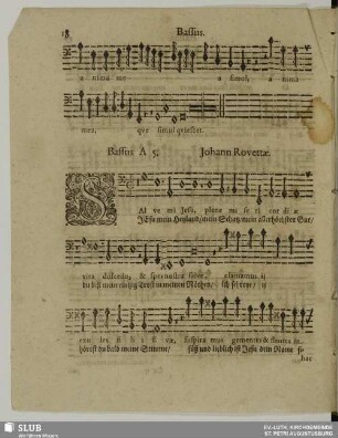 Rovetta, Giovanni: Salve mi Jesu