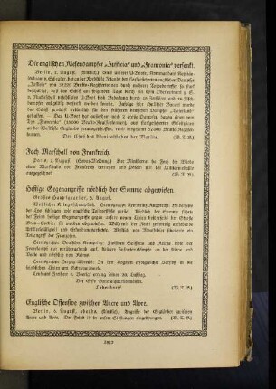 Die englischen Riesendampfer "Justicia" und "Franconia" versenkt.