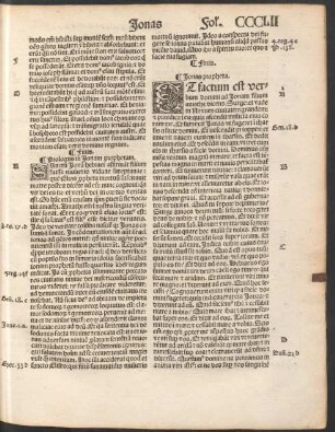 Prologus in Ionam prophetam.