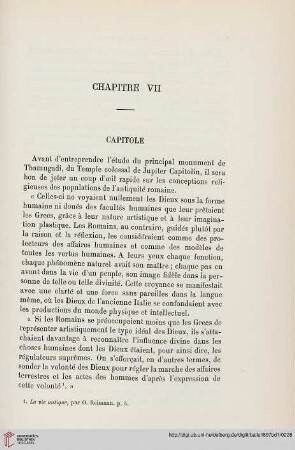 Chapitre VII: Capitole