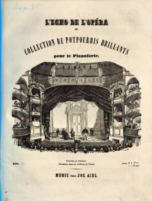 L' écho de l'opéra : ou collection de potpourris brillants sur des thèmes les plus favoris des nouveaux opéras ; arrangés pour le piano, 67. Die Großfürstin