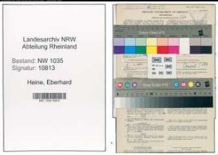 Entnazifizierung Eberhard Heine , geb. 11.05.1907 (Kaufmann)