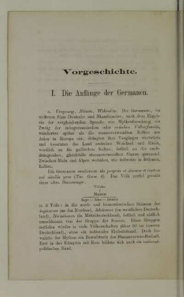 Vorgeschichte