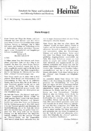 Nr. 3 84. Jahrgang Neumünster, März 1977
