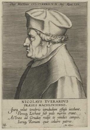 Bildnis des Nicolaus Everardi