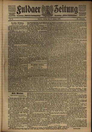 Ausgabe vom Freitag, den 17. Januar 1908.