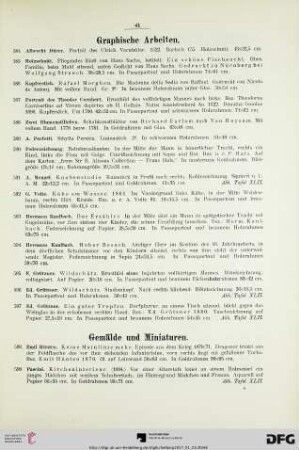 Graphische Arbeiten (Nr. 584-597)