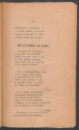 En la tumba de Luisa