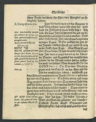 Zum Andern/ [...] [II. Fortgang menschlichen Lebens.]
