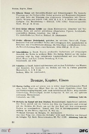 Bronze, Kupfer, Eisen (Nr. 239-261)