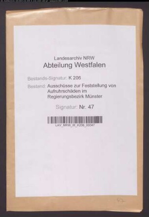 Schadenssache Steinkohlebergwerk 'Bismarck' zu Gelsenkirchen
