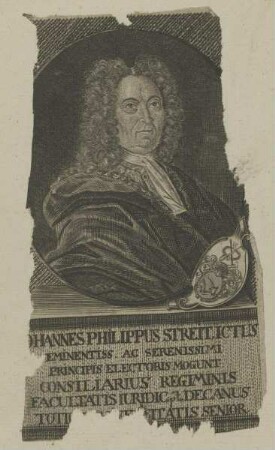 Bildnis des Iohannes Philippus Streit