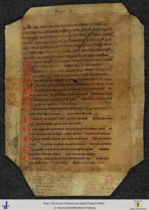 Fragment aus Antiphonarium