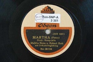 Martha : Duett: Nancy-Julia / (Flotow)