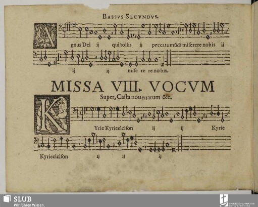 Missa super Casta novenarum