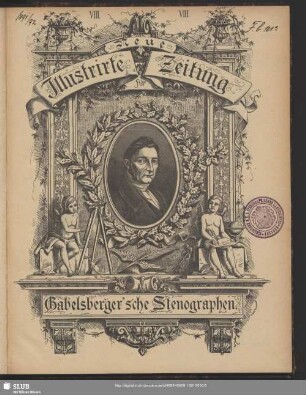 8.1891/92+Index: Neue illustrierte Zeitung für Gabelsbergersche Stenographen
