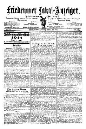 Nr. 114, 17.05.1914