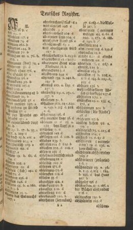 Teutsches Register