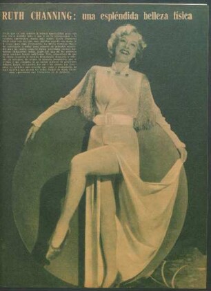 Ruth Channing: una espléndida belleza física [Fotografía]