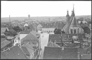 Pegau. Blick vom Rathausturm