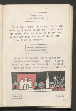 Schöne Spielsachen. Der Steinbaukasten.