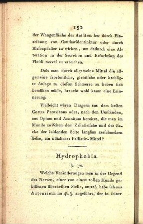 Hydrophobia.