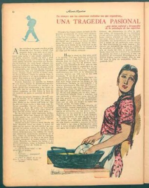 Una tragedia pasional : Cuento por Felipe Villegas