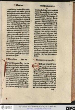 Evangelium Luce viii In illo tempore Cum turba plurima...