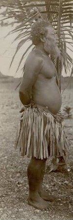 "Dekaroa, Nauru" "Dekaroa, Mann im Profil, Nauru"