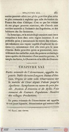 Chapitre XXI