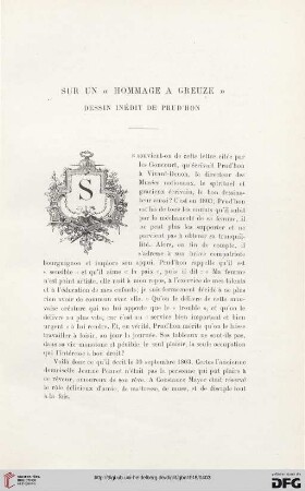 4. Pér. 14.1918: Sur un "Hommage à Greuze" : dessin inédit de Prud'hon