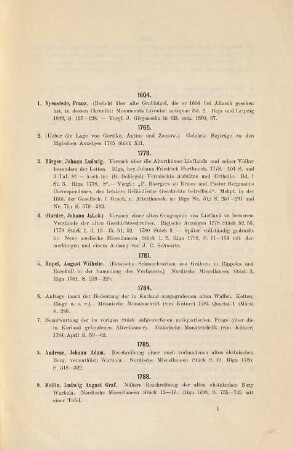 Bibliographie der Archäologie Liv-, Est- und Kurlands : im Auftrage der Gesellschaft für Geschichte und Alterthumskunde der Ostseeprovinzen Russlands zusammengestellt