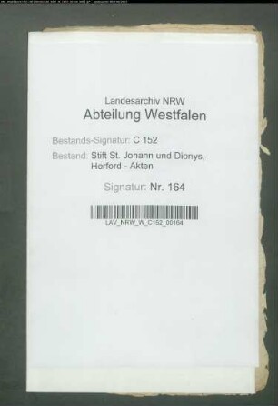 Kapitular eigenbehörige Brend zu Enger.