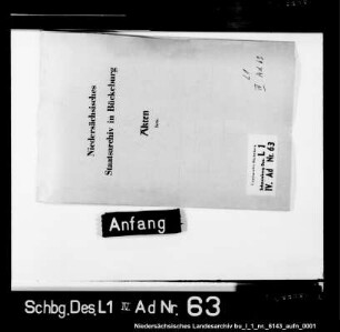 Zitation der Amtleute zur Rechnungsablage