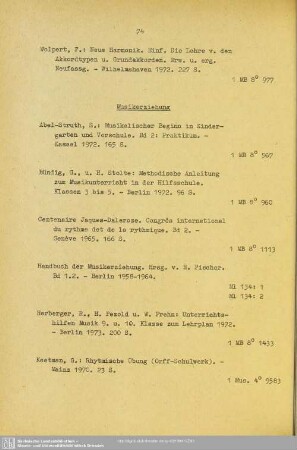 Musikerziehung