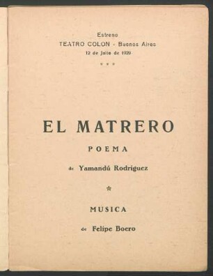 El matrero