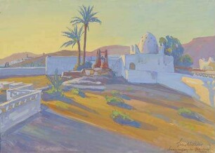 Algier. Sonnenaufgang bei Ghardaia (Sahara)