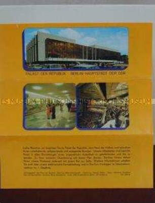 Führer durch den Palast der Republik