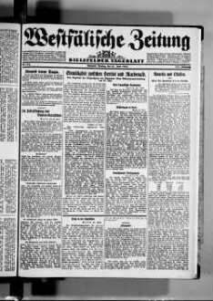 Westfälische Zeitung : Bielefelder Tageblatt