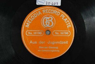 Aus der Jugendzeit / [Volkslied] / [Musik: Robert Radecke. Text: Friedrich Rückert]