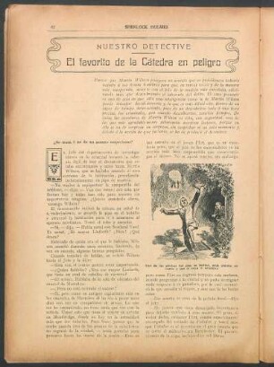 Nuestro detective - El favorito de la cátedra en peligro