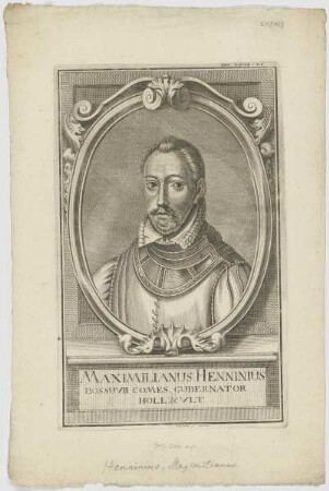 Bildnis des Maximilianus Henninius