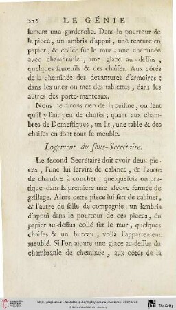 Logement de sous-Secrétaire