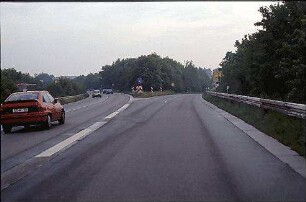 B27 Richtung Tübingen, Echterdingen Gabelung B27 Neu/Alt