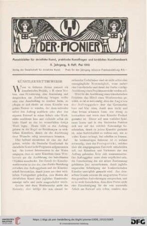 8. Heft, Mai 1910