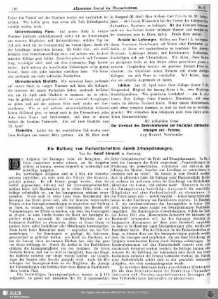 Die Haltung von Fachzeitschriften durch Zwangsinnungen