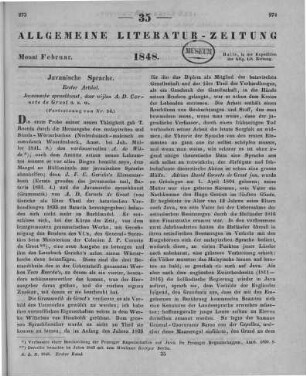 Groot, A. D. C.: Javaansche spraakkunst. Leesboek tot oefening in de javaansche taal, woordenboek. 2. uitgaaf. Amsterdam: Müller 1843 (Fortsetzung von Nr. 34)