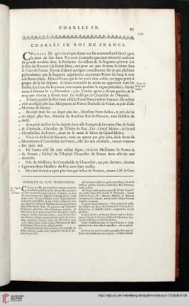Charles IX. Roi de France