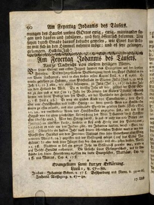 90-104, Am Feyertag Johannis des Taeufers